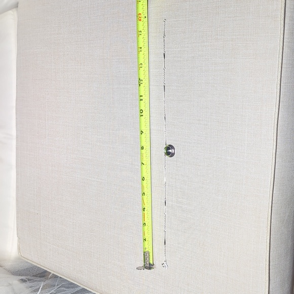 Vintage Sarah Coventry Hematite Rivoli Pendant Necklace - Silver Tone - Picture 7 of 7